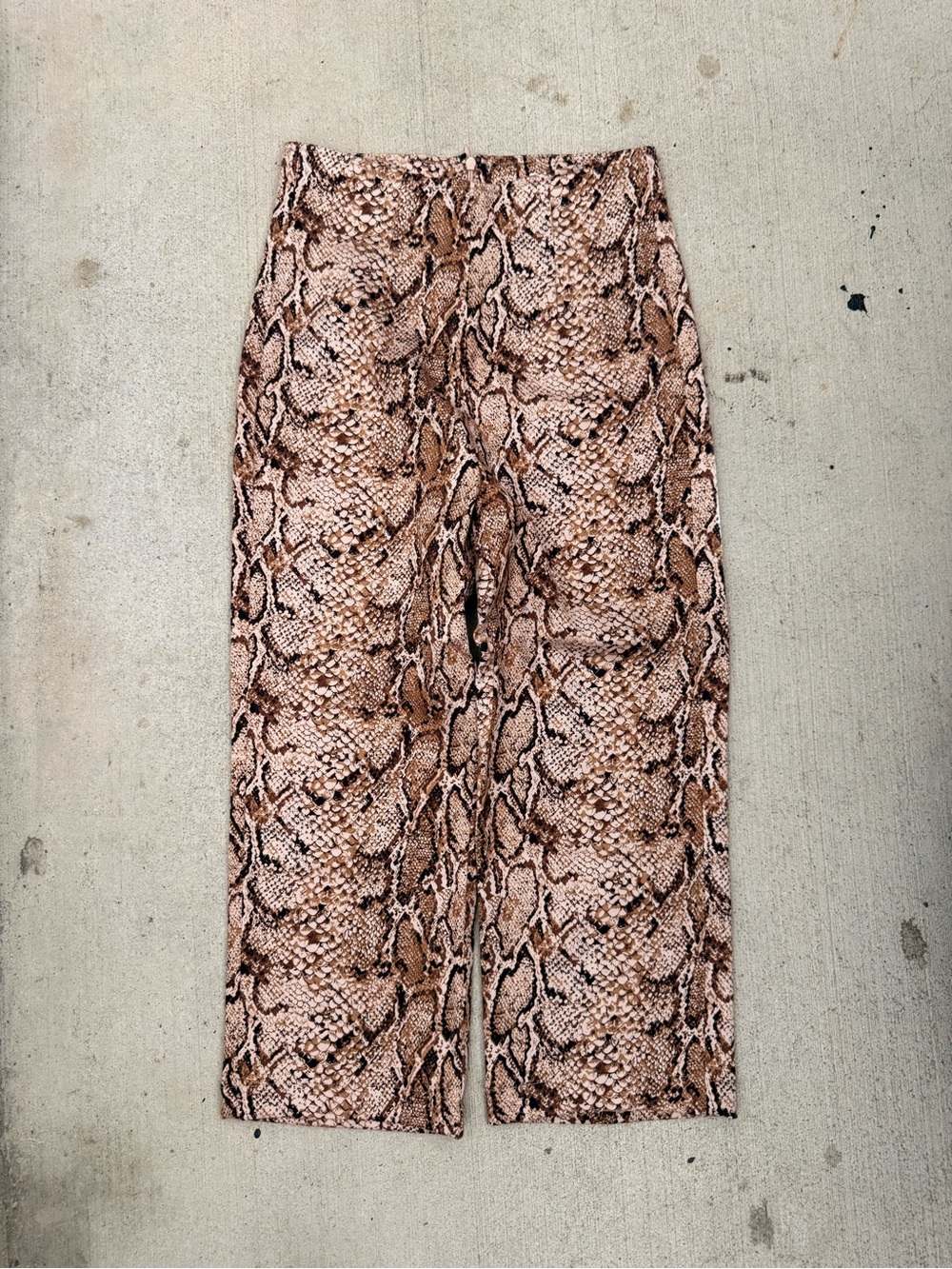 Reformation Snake Print Capris